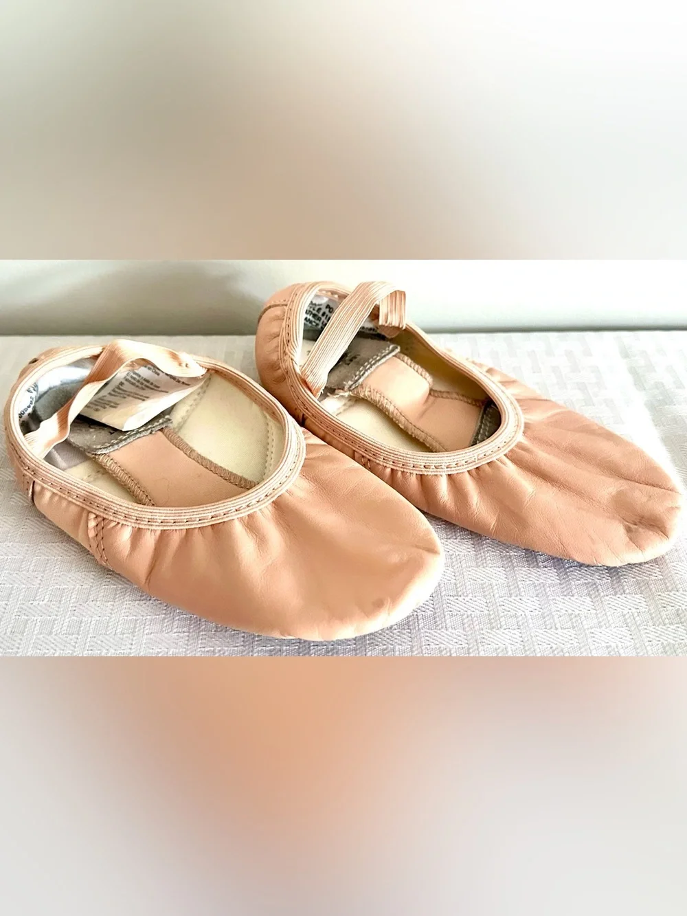 Revolution Style 150 Leather Ballet Shoes Size 2 AD Pink Split Sole Dance